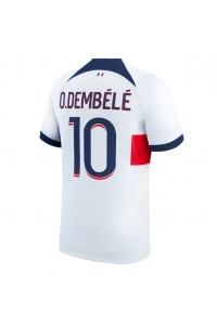 Fotbalové Dres Paris Saint-Germain Ousmane Dembele #10 Venkovní Oblečení 2023-24 Krátký Rukáv